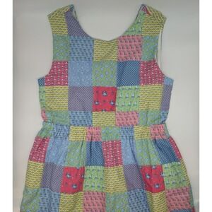 Vineyard Vines Girls Dress Size‎ 16 Nautical Patchwork Sleeveless Starfish Beach